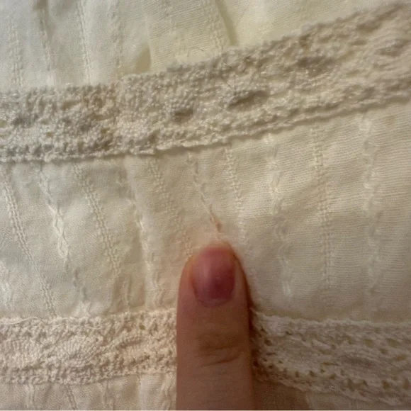 Girl Krazy Cream 100% Cotton Blouse - Picture 4 of 11